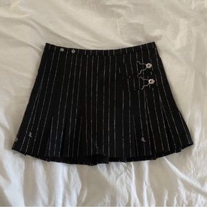Y2k I.AM.GIA Pinstripe Mini Skirt